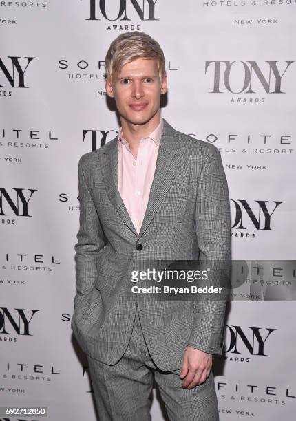 Lucas Steele attends the Tony Honors Cocktail Party presenting the 2017 Tony Honors for excellence in the theatre and honoring the 2017 special award...