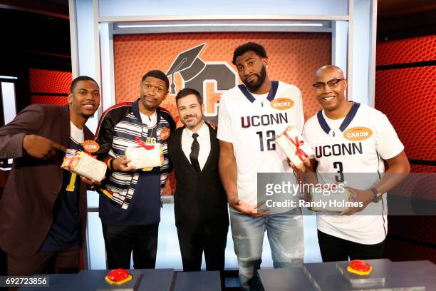 Jimmy Kimmel Live: Game Night special edition episodes air in primetime every night of the NBA Finals. The guest for Sunday, June 4 included Robert...