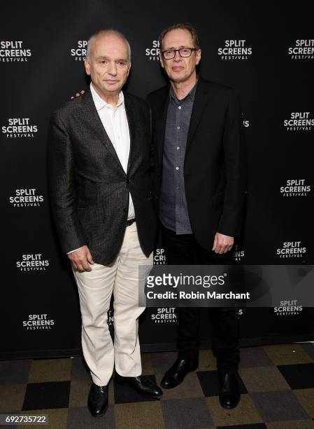 David Chase and Steve Buscemi attend Vanguard Award Honoring David Chase & Screening Of "The Sopranos" Season 3 "Pine Barrens" during 2017 IFC Split...