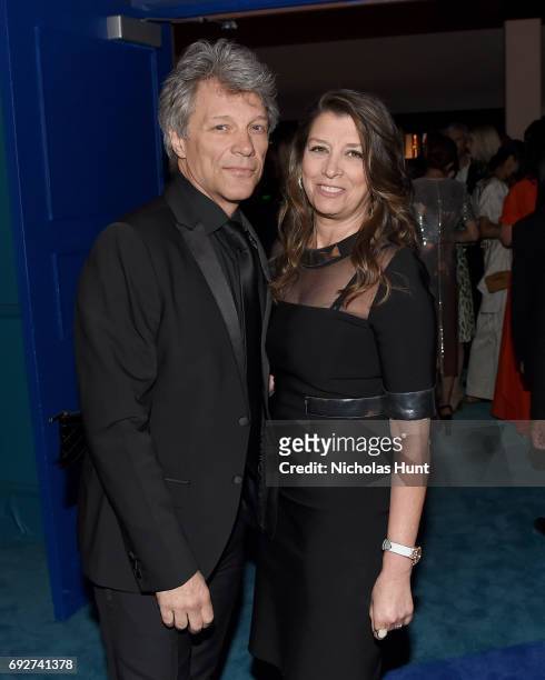 Jon Bon Jovi and Dorothea Hurley attend the 2017 CFDA Fashion Awards Cocktail Hour at Hammerstein Ballroom on June 5, 2017 in New York City.