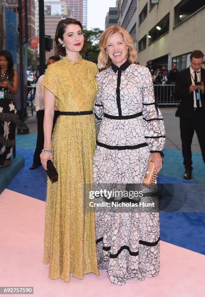 Lela Rose and Mary Elizabeth Winstead attend the 2017 CFDA Fashion Awards at Hammerstein Ballroom on June 5, 2017 in New York City.