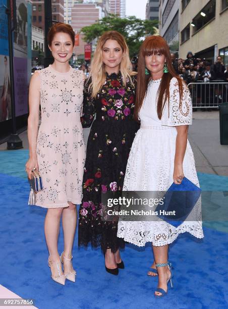 Ellie Kemper, Ashley Benson and Deborah Lloyd attend the 2017 CFDA Fashion Awards Cocktail Hour at Hammerstein Ballroom on June 5, 2017 in New York...