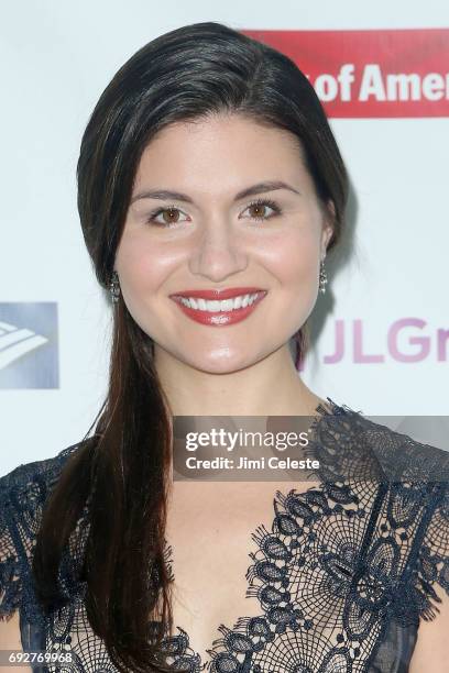 Phillipa Soo attends the 2017 Public Theater Gala at Delacorte Theater on June 5, 2017 in New York City.