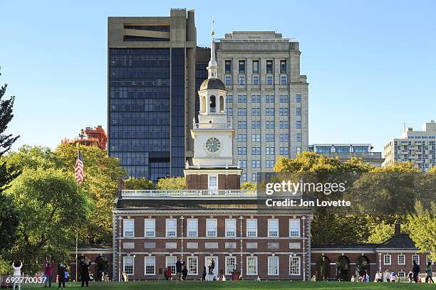 independence hall philadelphia - freedom hall foto e immagini stock