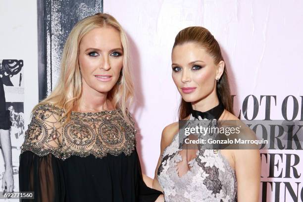 Keren Craig and Georgina Chapman attend the 2017 CFDA Fashion Awards on June 5, 2017 in New York City.