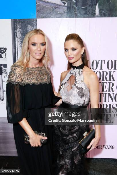 Keren Craig and Georgina Chapman attend the 2017 CFDA Fashion Awards on June 5, 2017 in New York City.