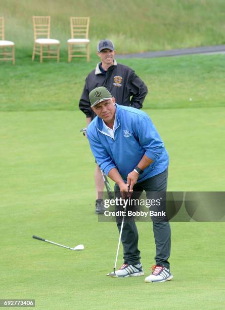 Jim Leyritz attends the 2017 Hanks Yanks Golf Classic at Trump Golf Links Ferry Point on June 5, 2017 in New York City.