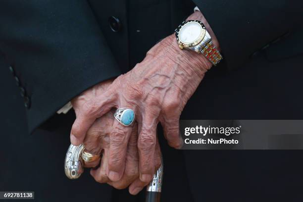 Charles Norman Shay , a Native American, a Penobscot tribal elder and a veteran-soldier from WWII, returns to Omaha beach for the 73rd anniversary of...