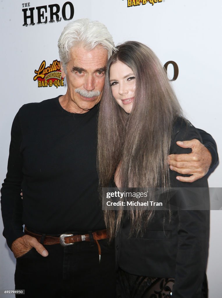 Sam Elliott and daughter, Cleo Rose Elliott arrive at the Los Angeles