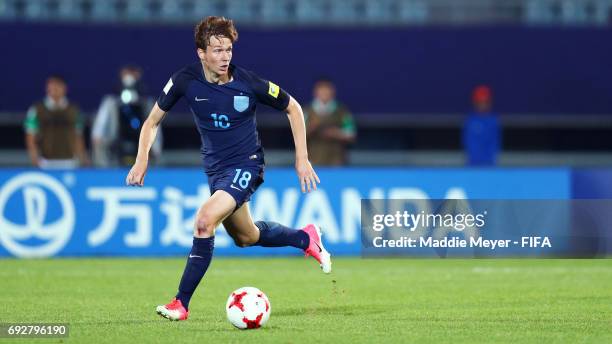 Kieran Dowell of England in action during the FIFA U-20 World Cup Korea Republic 2017 Quarter Final match between Mexico and England at Cheonan...