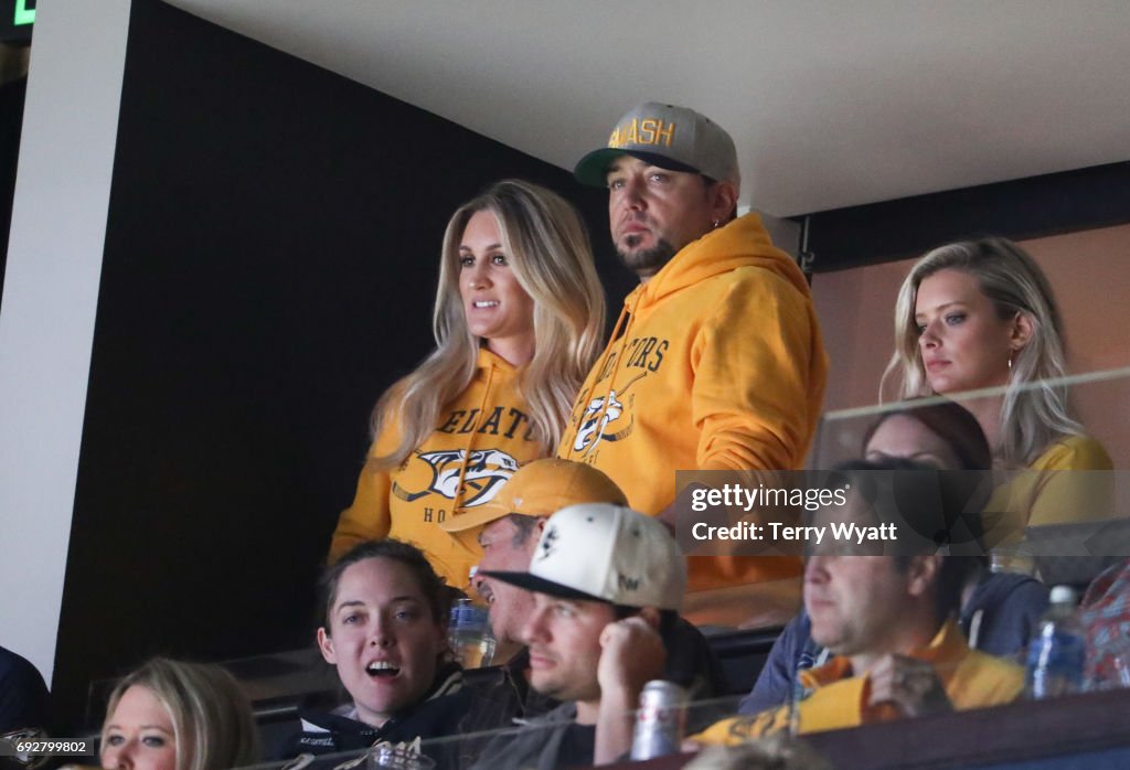 Celebrities Attend The 2017 NHL Stanley Cup Final - Game Four