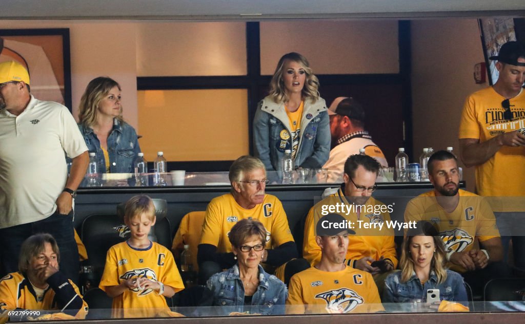 Celebrities Attend The 2017 NHL Stanley Cup Final - Game Four
