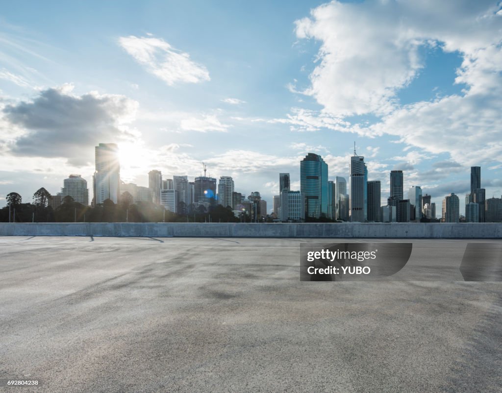 Empty car park