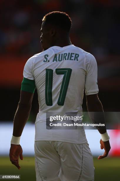 Serge Aurier of the Ivory Coast in action during the International Friendly match between the Netherlands and Ivory Coast held at De Kuip or Stadion...