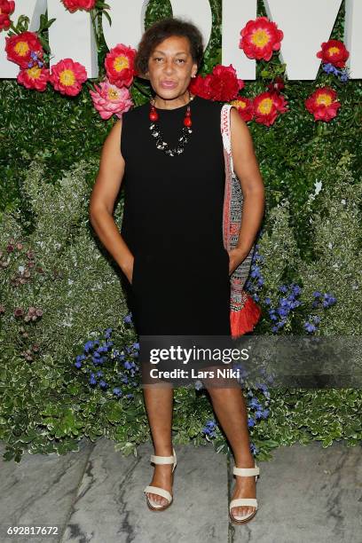 Artist Carrie Mae Weems attends The Museum of Modern Art's Party in the Garden at MOMA on June 5, 2017 in New York City.