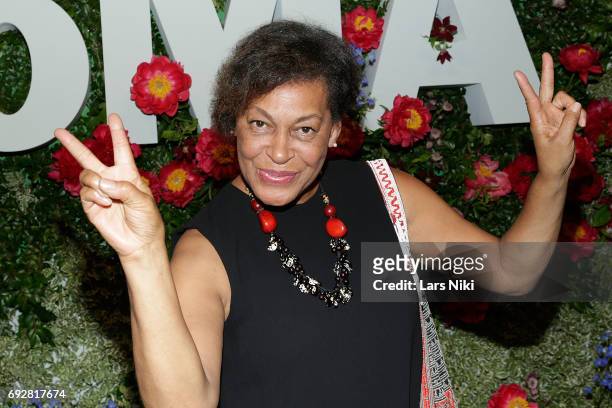 Artist Carrie Mae Weems attends The Museum of Modern Art's Party in the Garden at MOMA on June 5, 2017 in New York City.