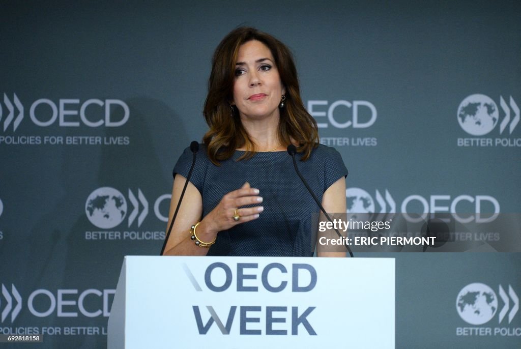 FRANCE-OECD-DENMARK-PRINCESS