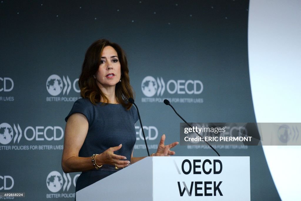 FRANCE-OECD-DENMARK-PRINCESS