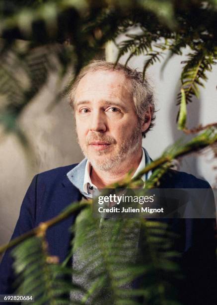 Film director Arnaud Desplechin is photographed for Grazia Magazine France on May 9, 2017 in Paris, France.