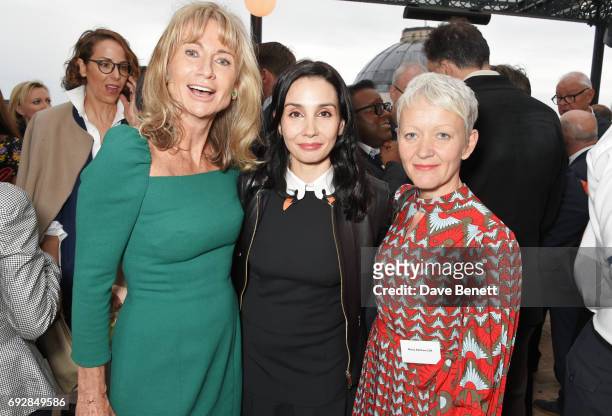 Alison Myners, Tamara Rojo and Maria Balshaw attend the launch of new book "Climate Of Hope" by Michael Bloomberg and Carl Pope at The Ned on June 5,...