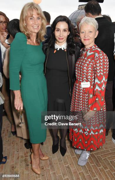 Alison Myners, Tamara Rojo and Maria Balshaw attend the launch of new book "Climate Of Hope" by Michael Bloomberg and Carl Pope at The Ned on June 5,...