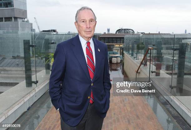 Michael Bloomberg attends the launch of new book "Climate Of Hope" by Michael Bloomberg and Carl Pope at The Ned on June 5, 2017 in London, England.