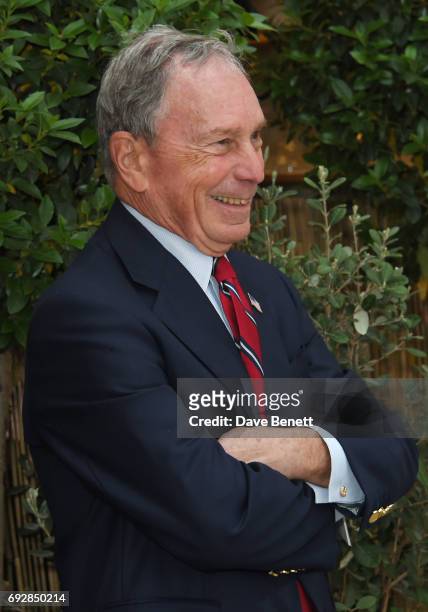 Michael Bloomberg attends the launch of new book "Climate Of Hope" by Michael Bloomberg and Carl Pope at The Ned on June 5, 2017 in London, England.