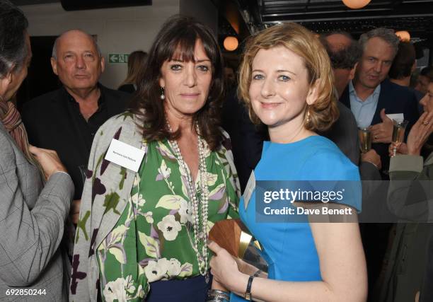 Dame Gail Rebuck and Frances Osborne attend the launch of new book "Climate Of Hope" by Michael Bloomberg and Carl Pope at The Ned on June 5, 2017 in...