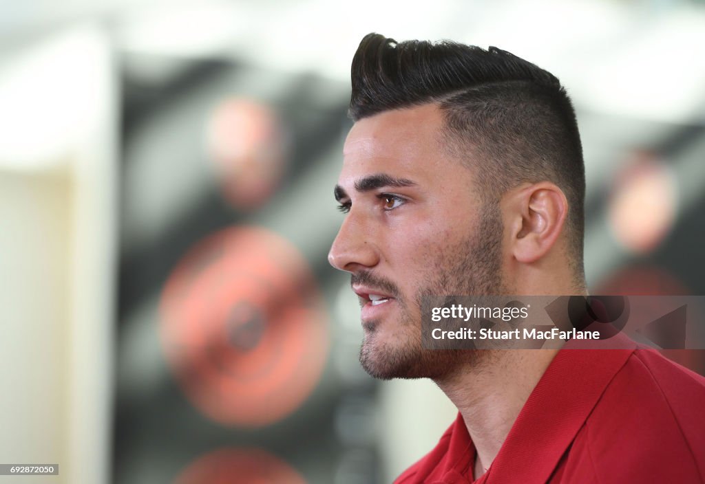 Arsenal Unveil New Signing Sead Kolasinac