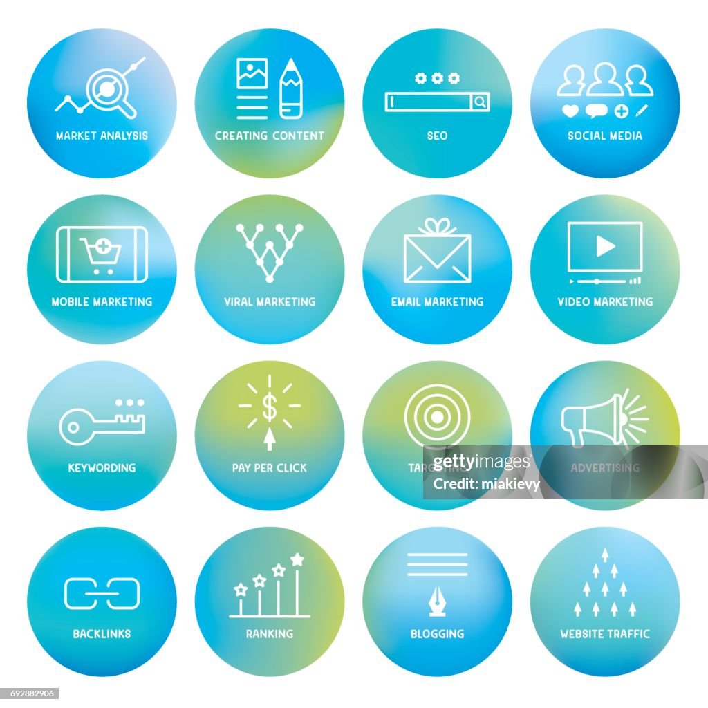 Marketing icons