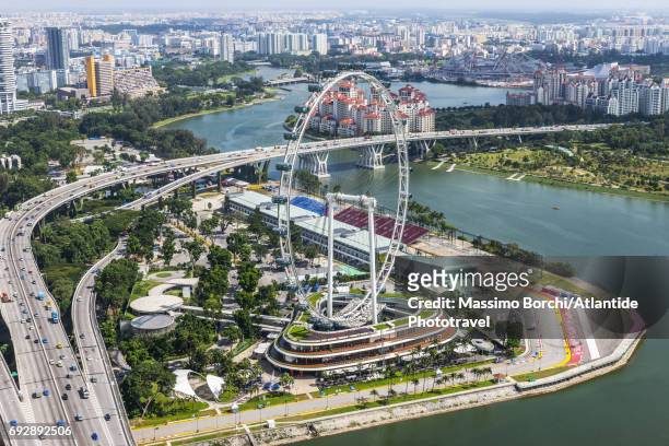 singapore flyer - singapore flyer stock pictures, royalty-free photos & images