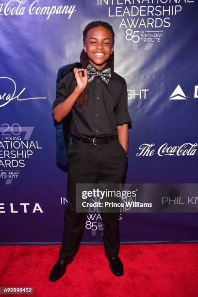 Lil Dee Dee attends the 2017 Andrew Young International Leadership awards and 85th Birthday tribute at Philips Arena on June 3, 2017 in Atlanta,...