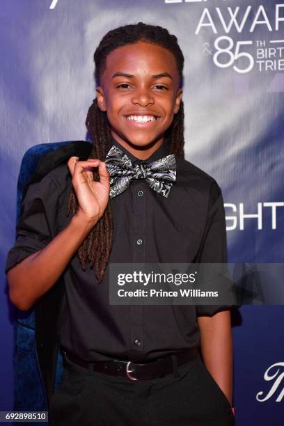 Lil Dee Dee attends the 2017 Andrew Young International Leadership awards and 85th Birthday tribute at Philips Arena on June 3, 2017 in Atlanta,...