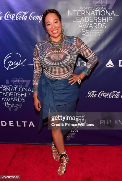 Chrystale Wilson attends the 2017 Andrew Young International Leadership awards and 85th Birthday tribute at Philips Arena on June 3, 2017 in Atlanta,...