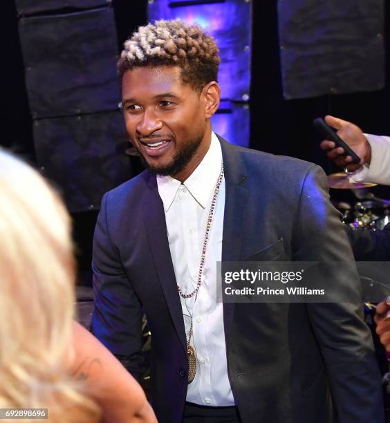 Usher Raymond attends the 2017 Andrew Young International Leadership awards and 85th Birthday tribute at Philips Arena on June 3, 2017 in Atlanta,...