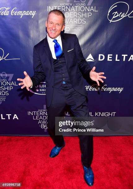 Educator Ron Clark attends the 2017 Andrew Young International Leadership awards and 85th Birthday tribute at Philips Arena on June 3, 2017 in...