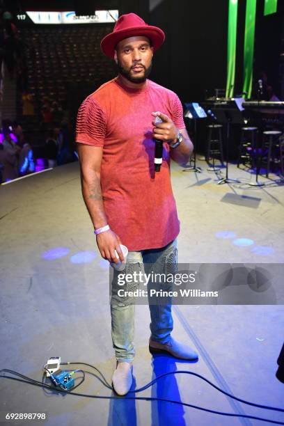 Recording Artist Vawn attends the 2017 Andrew Young International Leadership awards and 85th Birthday tribute at Philips Arena on June 3, 2017 in...