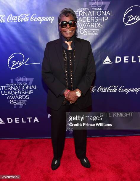 Hamilton Bohannon attends the 2017 Andrew Young International Leadership awards and 85th Birthday tribute at Philips Arena on June 3, 2017 in...