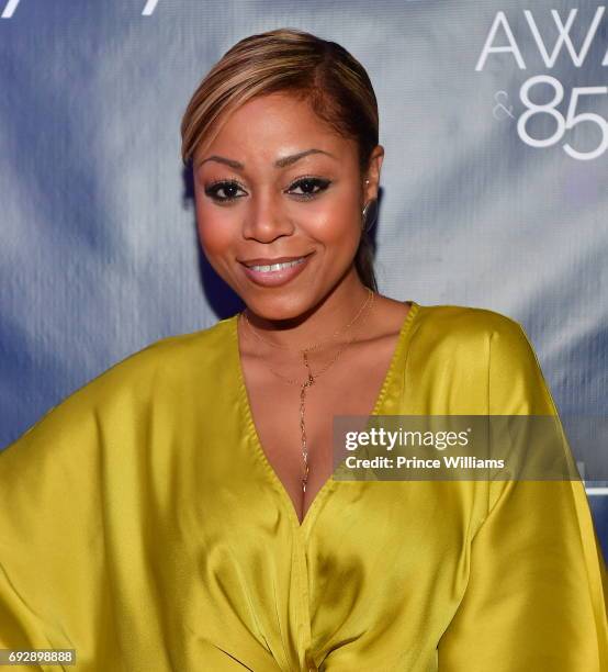 LaTavia Roberson attends the 2017 Andrew Young International Leadership awards and 85th Birthday tribute at Philips Arena on June 3, 2017 in Atlanta,...