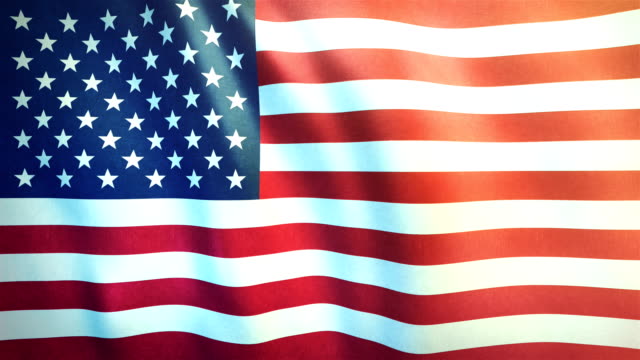 American flag waving background