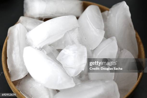 full frame of ice cubes - ice smoke stock pictures, royalty-free photos & images