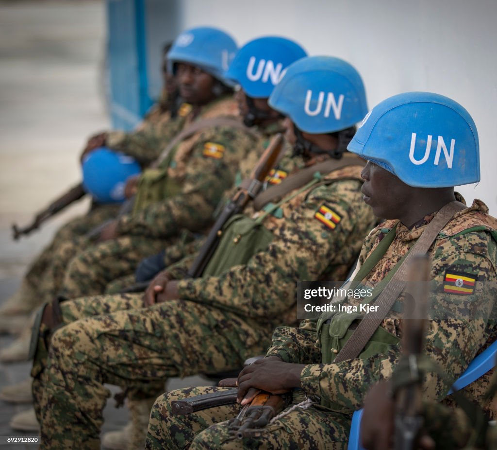 UN peacekeeper in Somalia