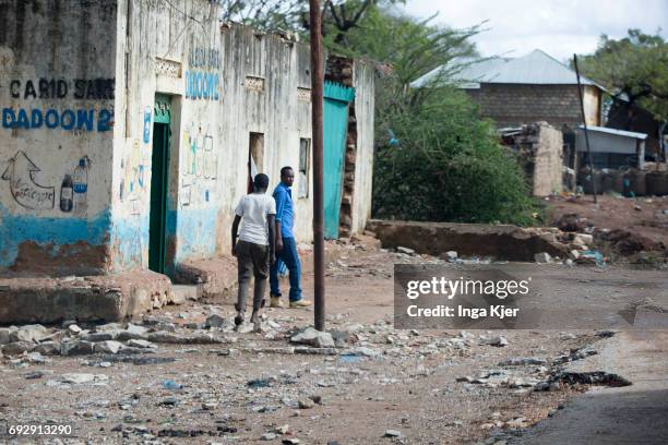 Baidoa, Somalia Street scene in a slum in Somalia on May 01, 2017 in Baidoa, Somalia.