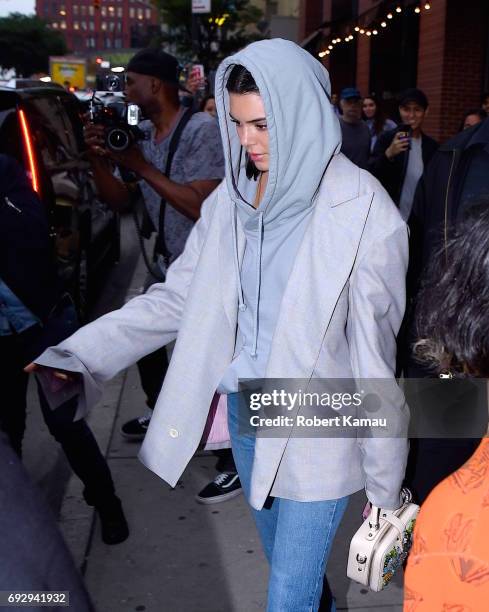 Kendall Jenner seen out in Manhattan on June 5, 2017 in New York City.