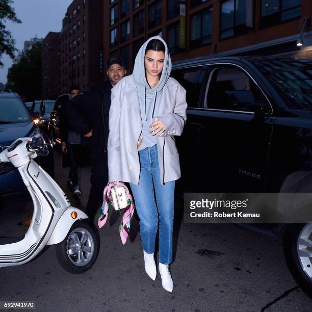 Kendall Jenner seen out in Manhattan on June 5, 2017 in New York City.
