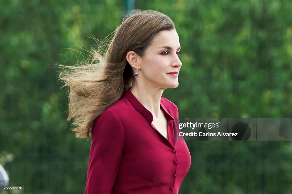 Spanish Royals Attend 25th Anniversary of National center Of Food Safety and Tecnology