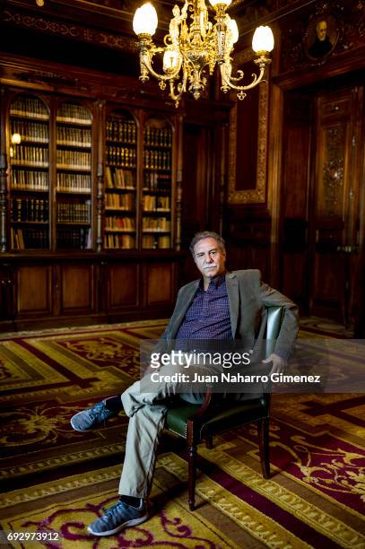 Director Victor Gaviria poses during a portrait session at Casa de America on June 6, 2017 in Madrid, Spain.