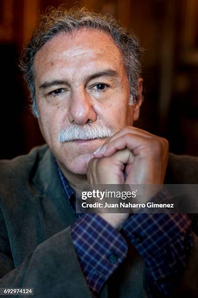 Director Victor Gaviria poses during a portrait session at Casa de America on June 6, 2017 in Madrid, Spain.