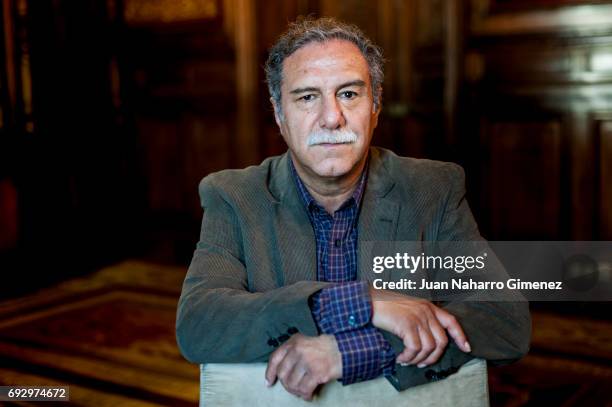 Director Victor Gaviria poses during a portrait session at Casa de America on June 6, 2017 in Madrid, Spain.