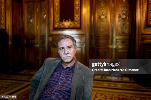 Director Victor Gaviria poses during a portrait session at Casa de America on June 6, 2017 in Madrid, Spain.